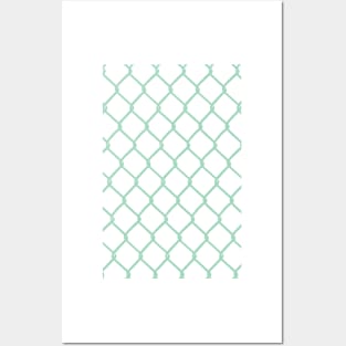 Chain Link on Mint Posters and Art